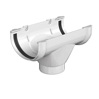 ТН ОПТИМА Воронка желоба (D 120/80) ( белый RAL 9003 )