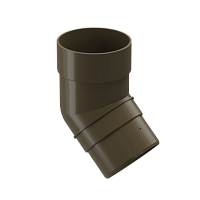 Колено 85мм 45гр Docke Premium ( цвет Каштан RAL 8017 )