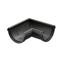 Угловой элемент 141 мм 90 гр Docke LUX ( цвет Графит RAL 7024 )