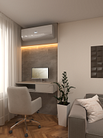 Стеновая панель АЛЬТА СЛЭБ SPC Кварцвинил 300х600х2,4мм Магия Бетона ( Полнолуние )