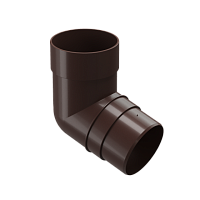 Колено 85мм 72гр Docke Premium ( цвет Шоколад RAL 8019 )