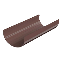 ТН ОПТИМА Желоб 3м. (D 120/80) ( коричневый RAL 8017 )