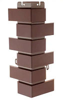 Наружний угол Кирпич Клинкерный Коричневый ( 0,45 * 0,16 * 0,031 м. )
