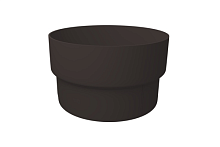 Муфта соединительная труб 120/90 ПВХ Grand Line, коричневый RR 32