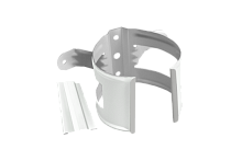 Хомут трубы на дерево Grand Line, белый