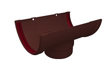 Воронка 120/90 ПВХ Grand Line, шоколад RAL 8017