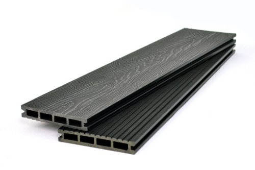 Террасная доска пустотелая Bergia Ultra Linden 150*24*3000/4000/6000 мм цвет Графит Террасная доска пустотелая Bergia Ultra Linden 150*24*3000/4000/6000 мм цвет Графит