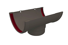 Воронка 120/90 ПВХ Grand Line, Графит RAL 7024