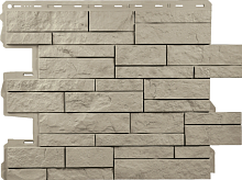 Фасадная панель Шотландия ЭКО Кремовый ( 0,68 * 0,56 м. )