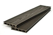 Террасная доска пустотелая Bergia Ultra King 150×24*3000/4000/6000 мм цвет Палисандр