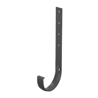 Кронштейн желоба металлический 120мм Docke Premium ( цвет Графит RAL 7024 )