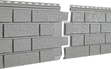 Фасадная панель СТОУН ХАУС S-Lock Клинкер Нордик ( дым )