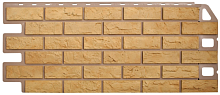 Фасадная панель Кирпич Желтый ( 1,01 * 0,45 м. )