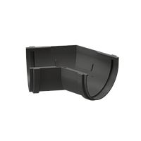 Элемент угловой 120 мм 135 гр. Docke Premium ( цвет Графит RAL 7024 )