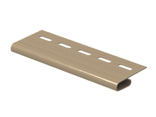 Финишная ( завершающая ) планка Классика 3,05 м. Ю-Пласт ( бежевая ) 