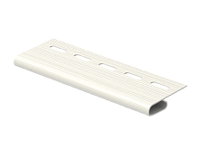 Финишная ( завершающая ) планка Классика 3,05 м. Ю-Пласт ( белый )