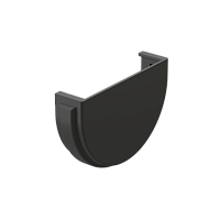 Заглушка воронки 120 мм Docke Premium ( цвет Графит RAL 7024 )