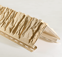 Наружний угол декоративный 2000*150 мм Ю-Пласт ( песочный )