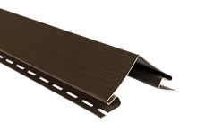 Планка "наружный угол" орех тёмный Т-12 - 3,00м "ВН"