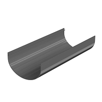 ТН ОПТИМА Желоб 3м. (D 120/80) ( Серый RAL 7024 )