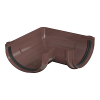 ТН ОПТИМА Угол желоба 90° (D 120/80) ( коричневый RAL 8017 )