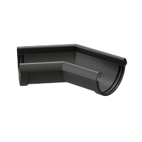 Угловой элемент 141 мм 135 гр Docke LUX ( цвет Графит RAL 7024 )