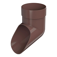 ТН ОПТИМА Слив трубы (D 120/80) ( коричневый RAL 8017 )