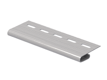 Финишная ( завершающая ) планка Классика 3,05 м. Ю-Пласт ( серая ) 