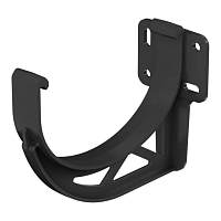 ТН ОПТИМА Кронштейн желоба ПВХ (D 120/80) ( Черный RAL 9017 )