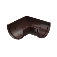 Угловой элемент 120 мм 90 гр Docke Dacha ( цвет светло-коричневый RAL 8017 )