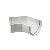 Элемент угловой 120 мм 135 гр. Docke Premium ( цвет Пломбир RAL 9003 )