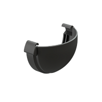 Заглушка желоба Docke LUX ( цвет Графит RAL 7024 )