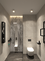 Стеновая панель АЛЬТА СЛЭБ SPC Кварцвинил 600х300х2,4мм Мраморная Феерия ( Фудзияма )