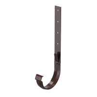 Кронштейн желоба металлический 141 мм/300 мм Docke LUX ( цвет Шоколад RAL 8019 )