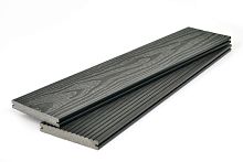 Террасная доска полнотелая Bergia Solid King 150*20*3000/4000/6000 мм ( цвет Графит )