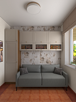 Стеновая панель АЛЬТА СЛЭБ SPC Кварцвинил 600х300х2,4мм Мраморная Феерия ( Гекла )