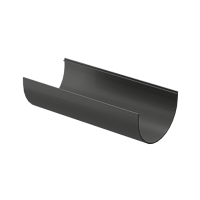 Желоб 120 мм цв. Docke Premium  3м/шт цвет Графит RAL 7024