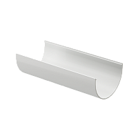 Желоб водосточный 120 мм  Docke Dacha 3м/шт ( цвет белый RAL 9003 )