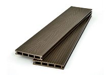 Террасная доска пустотелая Bergia Ultra Linden 150*24*3000/4000/6000 мм цвет Венге
