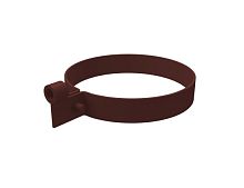 Хомут трубы 120/90 ПВХ Light Grand Line, шоколад RAL 8017