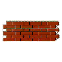 Фасадная панель Кирпич Клинкерный Терракот ( 1,22 * 0,44 м. )