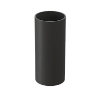 Труба 85 мм водосточная цв. Docke Premium 3м/шт ( цвет Графит RAL 7024 )