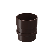 Муфта соединительная 100 мм Docke LUX ( цвет Шоколад RAL 8019 )