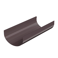 ТН ОПТИМА Желоб 3м. (D 120/80) ( Темно-коричневый RAL 8019 )
