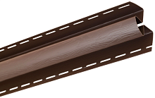 Планка "внутренний угол" орех тёмный Т-13 - 3,00м. "BH"