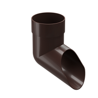 Наконечник (слив) 85мм Docke Premium ( цвет Шоколад RAL 8019 )