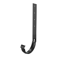 Кронштейн желоба металлический 141 мм/300 мм Docke LUX ( цвет Карбон RR33 )