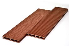 Террасная доска пустотелая Bergia Ultra King 150×24*3000/4000/6000 мм цвет Терракот