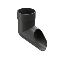 Наконечник (слив) 100 мм Docke LUX ( цвет Графит RAL 7024 )